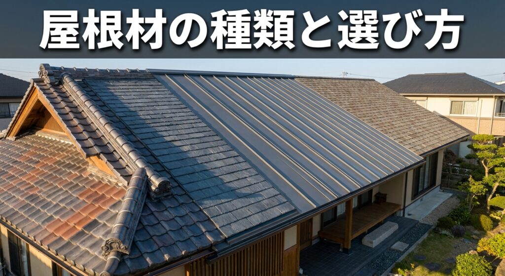 屋根材の種類と特徴|選び方のポイント解説