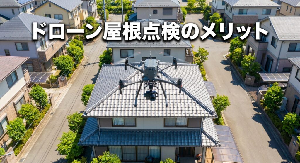 ドローン屋根点検のメリット｜高所作業なしの新常識
