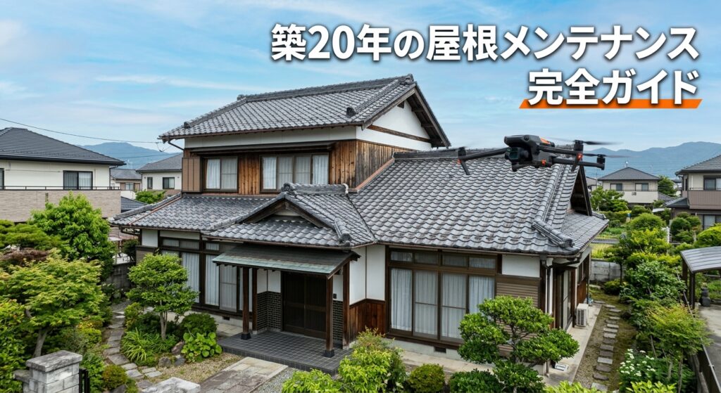築20年の屋根、いま何をすべき?メンテナンス完全ガイド