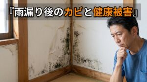 雨漏りとカビが招く健康被害|発生条件と除去法