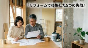 リフォームで後悔した5つの失敗例と回避法