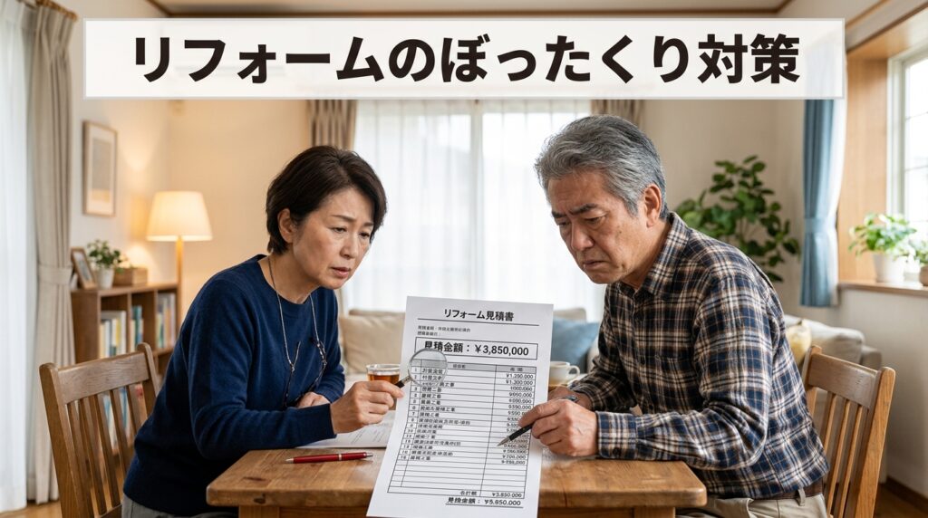 リフォームのぼったくり実例|被害を防ぐ確認ポイント