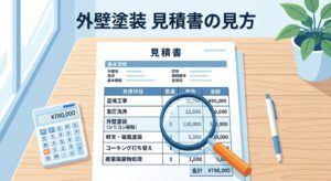 外壁塗装の見積書の見方|プロが教える要チェック項目