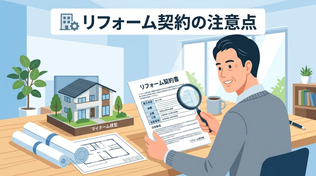 リフォーム契約の注意点|サイン前に確認すべき7項目