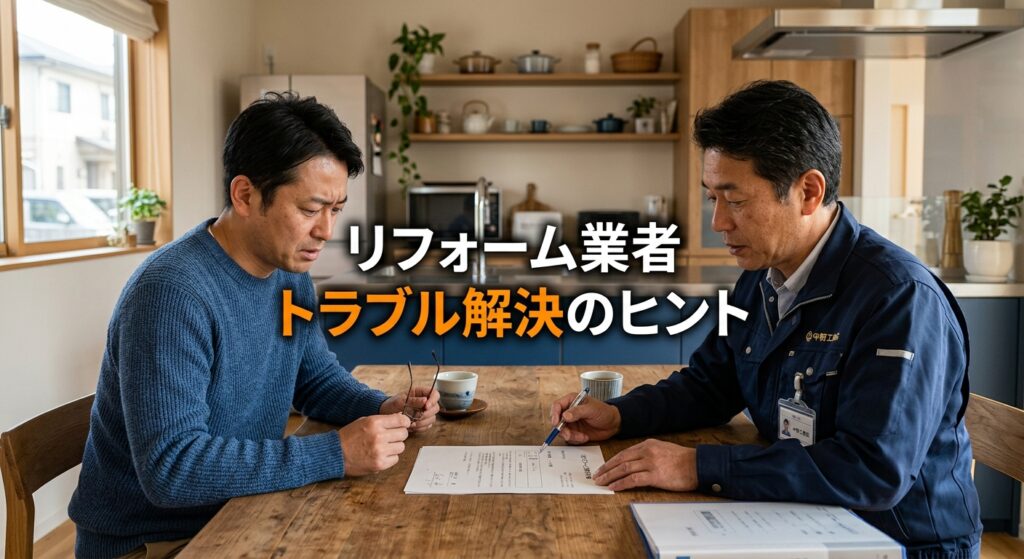 リフォーム業者とのトラブル事例|解決のヒント