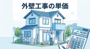 外壁工事の単価｜㎡あたりの費用目安と相場