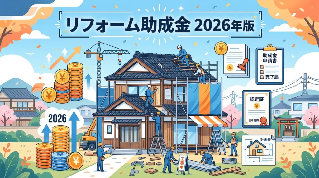リフォーム助成金|2026年版の申請ガイド