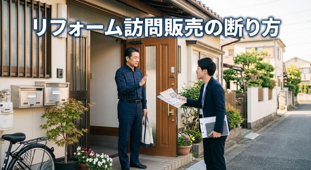 リフォーム訪問販売の断り方|押し売り対処法