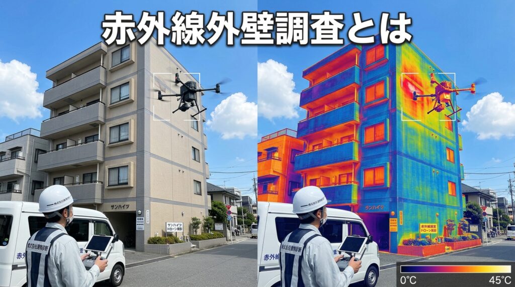 赤外線外壁調査とは|打診との違い・費用・精度