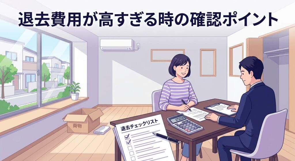 退去費用が高すぎる時の確認ポイント|国交省ガイドライン