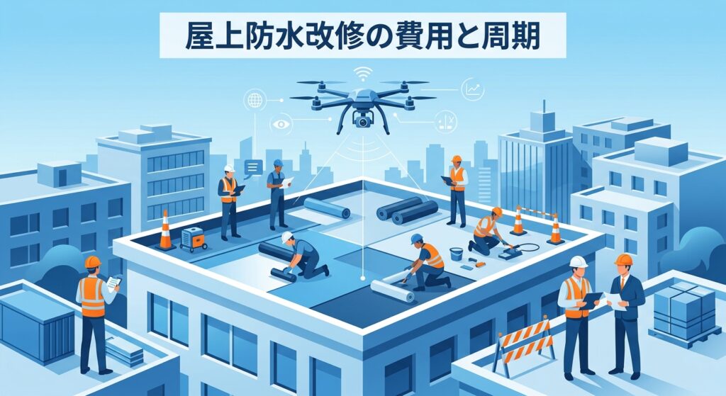 屋上防水改修の費用と周期|オーナーの修繕計画ガイド