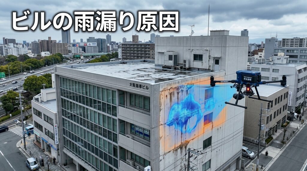 ビルの雨漏り原因|オーナーの調査と修繕の進め方