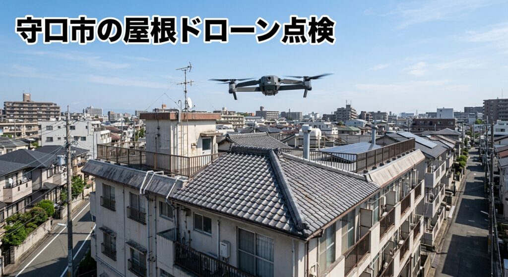 守口市の屋根点検をドローンで|分かること・分からないこと
